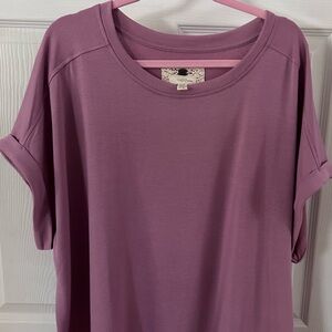 Cupio Women Plus Pink Top Size 3X NWOT